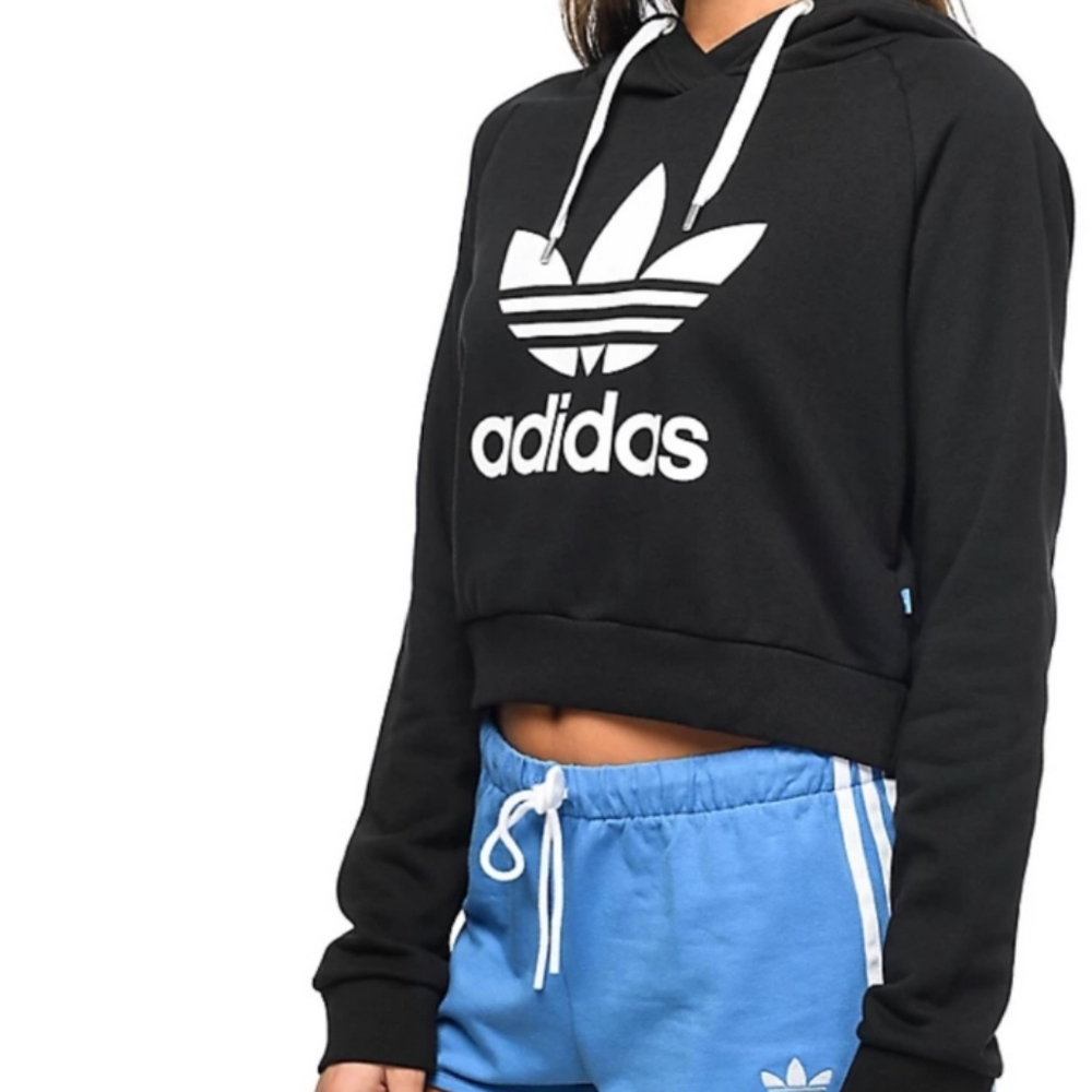 Adidas Cropped Hoodie